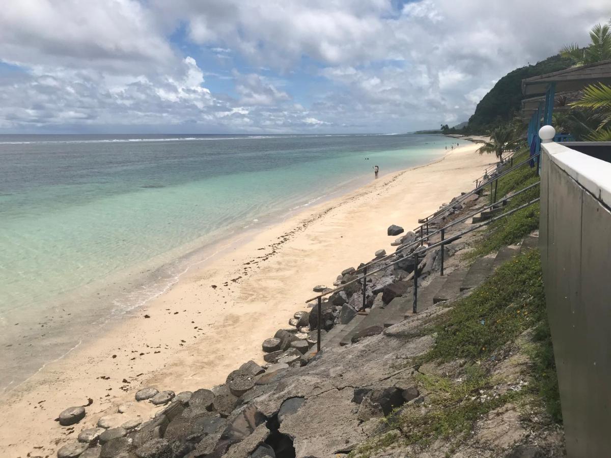 Litia Sini Beach Fales Lalomanu Esterno foto